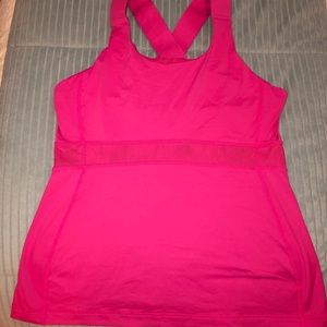 Pink Lululemon Workout Top